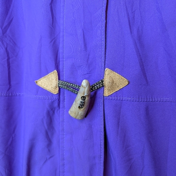 Vintage FarWest Zip Button Purple Winter Ski Jacket Coat Gore Tex - Picture 4 of 13
